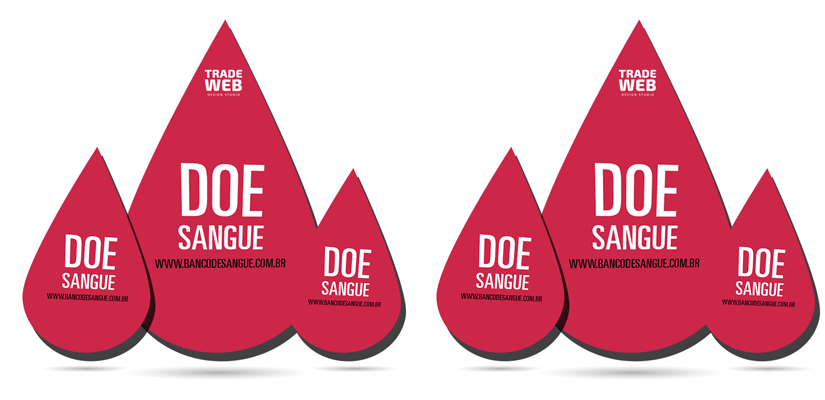 Cartões de visita fazem sucesso em campanhas de doação de sangue