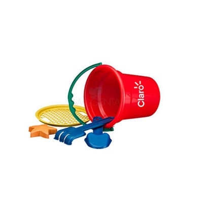 Baldinho de praia personalizado