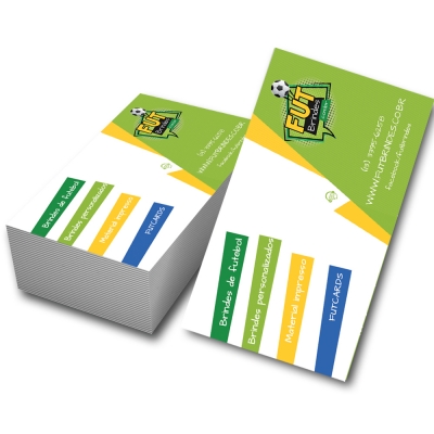 Cartão de visita futebol 4x0 300g